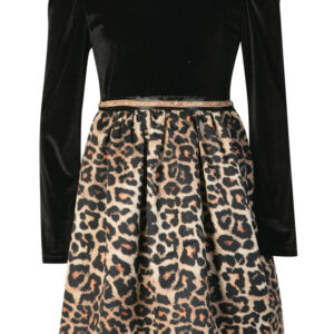 Φόρεμα Leopar Velvet SRFN
